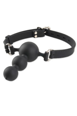 Кляп-анальная елка "Fetish Extreme" силикон, черный 