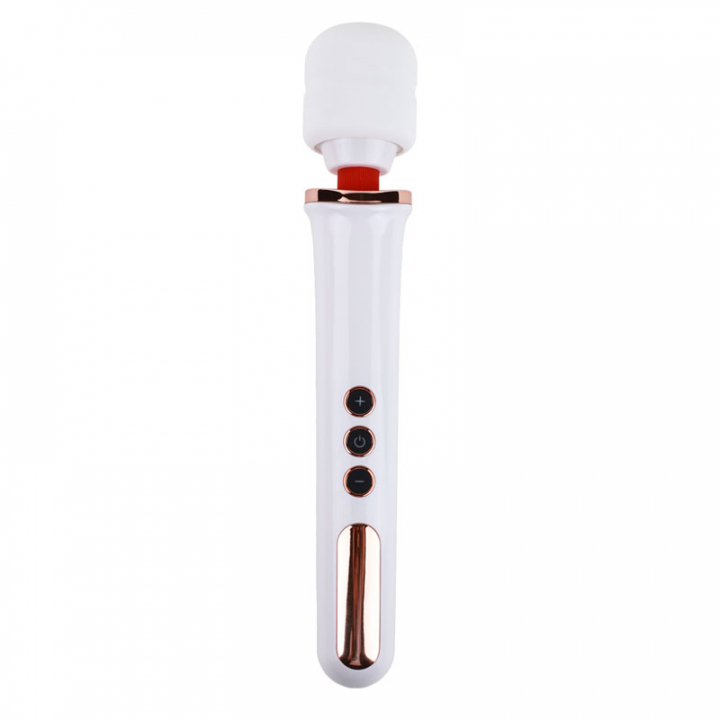 Вибромассажер "Magic Wand Massager" мега мощный, белый 